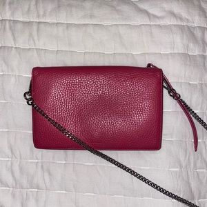 ALLSAINTS Fetch Crossbody Bag- Hot Pink